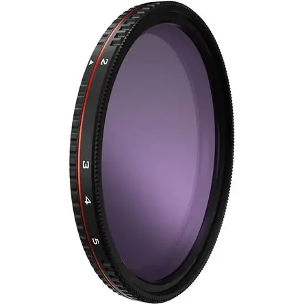 Filtro ND Variable Freewell Standard Day (77mm, 2 a 5 pasos) - Densidad Óptica 0.6 a 1.5, Vidrio Sch Esclusivo
