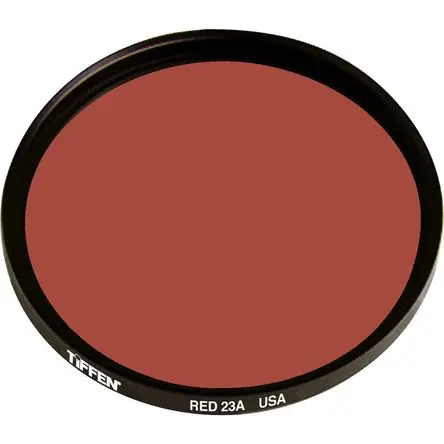 Alta Qualità Filtro Tiffen 52mm Rojo 23A - Aumenta el Contraste en Blanco y Negro, Efecto Wratten 23A, Oscurece T