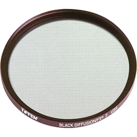Filtro Tiffen 86mm Black Diffusion/FX 3 - Efecto de Brillo, Suaviza Piel y Manchas, Reducción de Con Popolare