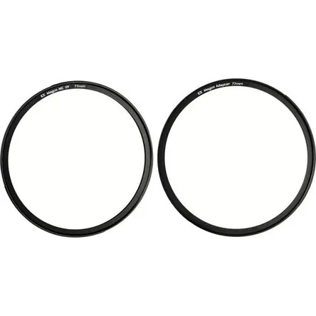 Filtro UV Magnético Ice Magco 77mm Slim con Anillo Adaptador Magnético - Reduce Humo en Paisajes, Vi Garanzia Inclusa