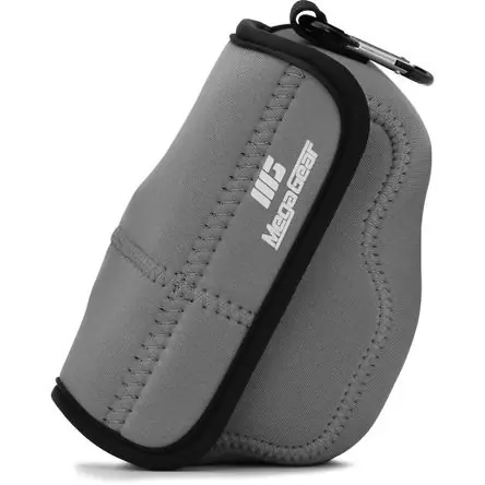 Popolare Funda Ultraligera de Neopreno MegaGear para Nikon Z 50 con Lente de 16-50mm (Gris) - Suave, Compacta