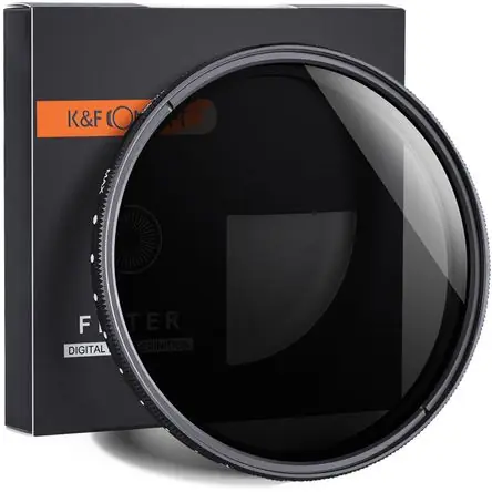 K&F Concept Variable Fader ND2-ND400 Filter (82mm) Più Venduto