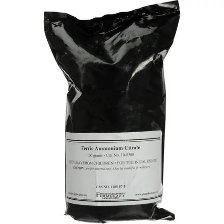 Formulary de Fotógrafos Citrato de Amonio Férrico (Verde, 100 g) Offerta Limitata