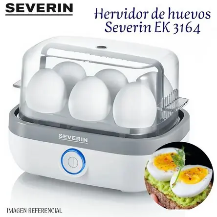 HERVIDOR DE HUEVOS SEVERIN EK 3164 - BLANCO Garanzia Inclusa