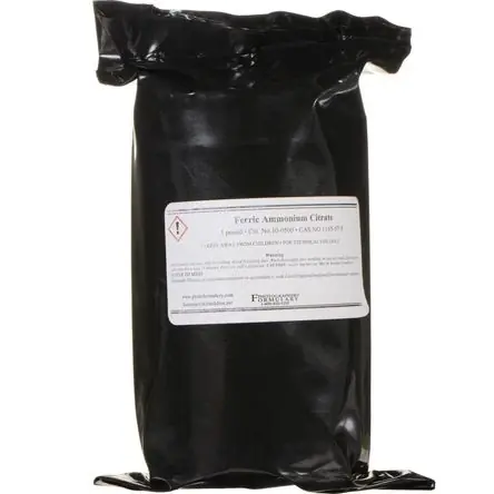 Originale Formulary de Fotógrafos Citrato de Amonio Férrico (Verde, 1 lb)