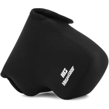 Ultime Pezzi Funda Ultraligera de Neopreno MegaGear para Cámara Leica V-Lux 5 y Panasonic Lumix DC-FZ1000 II (Neg