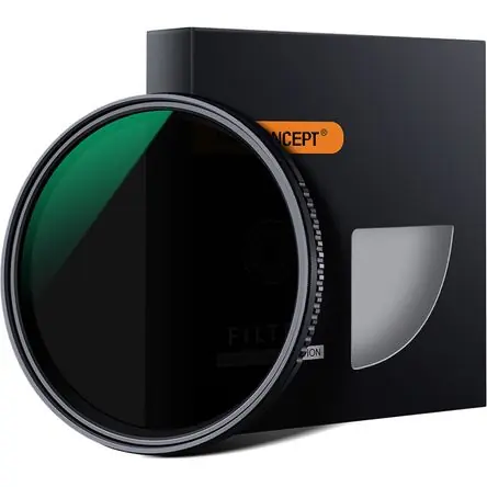 K&F Concept Nano-D Variable ND Filter with Multi-Resistant Coating (49mm, 3- to 11-Stop) Offerta Del Giorno