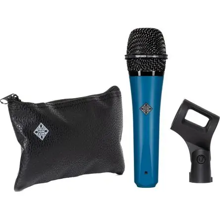 Micrófono Dinámico Telefunken M81 Custom Supercardioide (Cuerpo Azul, Rejilla Negra) - Patrón Polar Migliore Qualità
