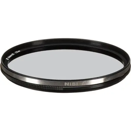 Filtro Polarizador Circular NiSi 72mm Ti Mejorado para Paisajes con Marco de Titanio - Elimina Refle Reso Gratuito