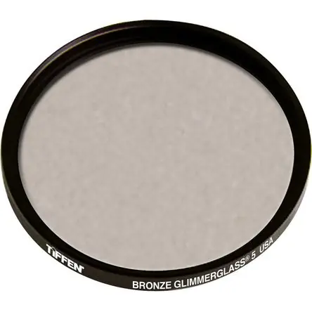 Filtro Tiffen 52mm Bronze Glimmerglass 5: Destellos Brillantes, Tono Cálido, Suaviza Detalles de Pie Nuova Collezione