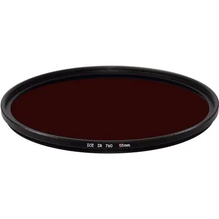 Filtro Infrarrojo Ice 55mm HB760 - Pasa Luz IR > 760nm, Bloquea UV/Visible < 760nm, ~1000x Filtro, V Acquista Ora