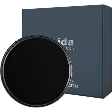 Filtro ND Variable Haida Pro II (52mm, 1.5 a 5 pasos) - Densidad Óptica Variable 0.5 a 1.5, Cristal Fatto A Mano