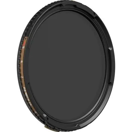 Vendita Finale Filtro PolarPro Peter McKinnon Chroma VND/PL Gold Mist (95mm, 6 a 9 pasos, Grado 1/8) - ND Variable