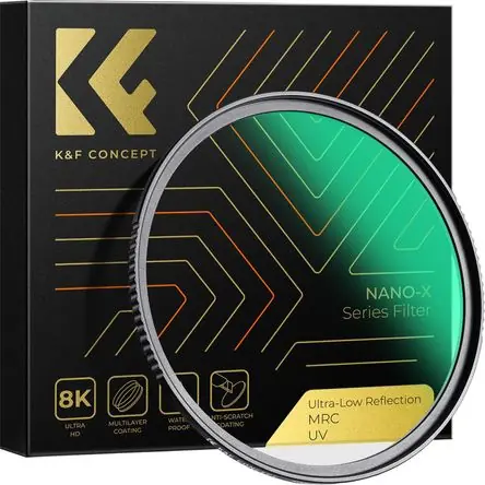 K&F Concept Nano-X Series Ultra-Low Reflection UV Filter (52mm) Offerta Del Giorno
