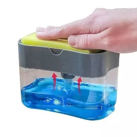 Prezzo Basso Dispensador de Jabón Líquido Ayudin con Esponja - Soap Pump