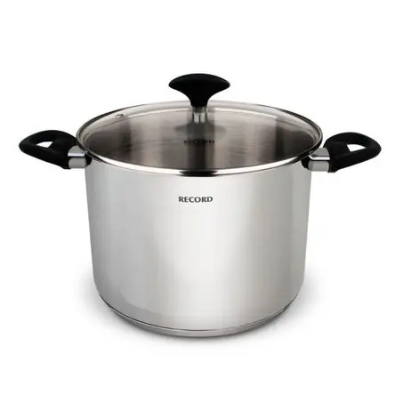 In Voga Olla Alta de Acero Inoxidable Record Gia Plus 8L GIA N24