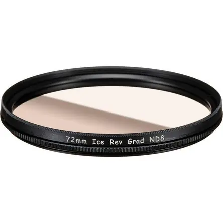Vendita Finale Filtro ND Graduado Inverso Ice con Anillo Giratorio (72mm, 3 Paradas) - Densidad Óptica 0.9, Vidrio