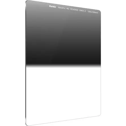 Garanzia Inclusa Filtro ND Graduado Inverso Haida NanoPro MC (100 x 150mm, 4 Paradas) - Densidad Óptica 1.2, Cristal