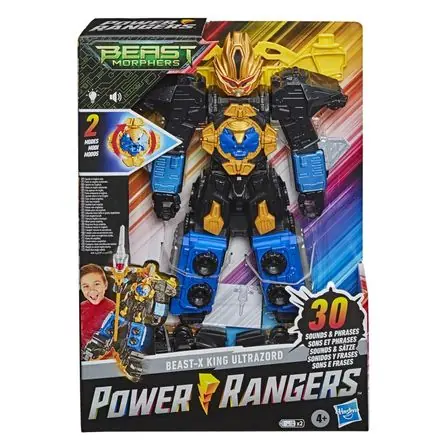 Subito Disponibile Figura Power Rangers Beast-X King Ultrazord con Sonidos