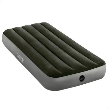 Colchón Inflable Individual Intex con Inflador de pie Nuova Collezione