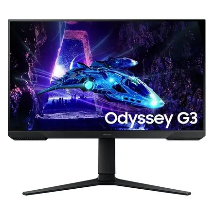 Spedito Oggi Monitor Samsung LS24DG300ELXPE Plano Gaming Odyssey G3, 24