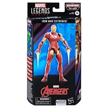 Marvel Legends Avengers Iron Man (Extremis) 15 cm Alta Qualità
