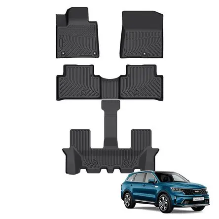 Piso de Auto 5D Para KIA SORENTO 2021-2023 - Protección Total para el Interior del Vehículo Ultime Pezzi