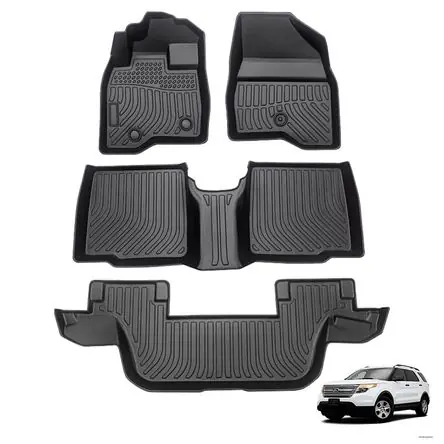 Piso de Auto 5D Para FORD EXPLORER 2015-2019 - Protección Total para el Interior del Vehículo Ultimissimo Modello