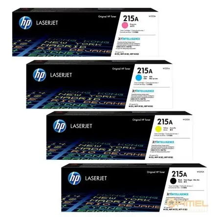 Kit Toner HP 215A Negro Cyan Magenta Amarillo Original Alta Qualità