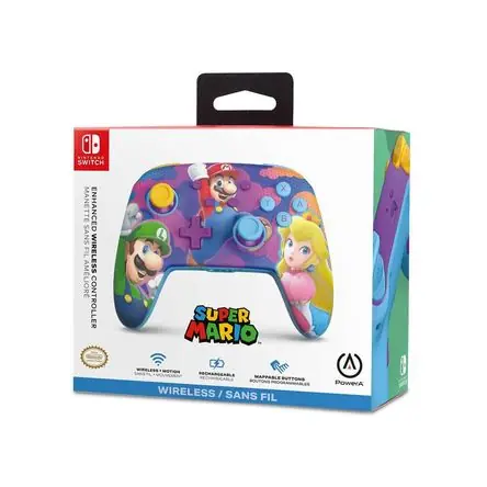 Professionale Mando Pro PowerA Wireless Nintendo Switch Color Splash Heroes
