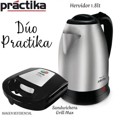 Spedizione Espresso DUO PRACTIKA GRILL MAX-HERVIDOR INOX 18