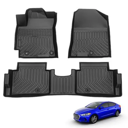 Esclusivo Piso de Auto 5D Para HYUNDAI ELANTRA 2017-2021 - Protección Total para el Interior del Vehículo