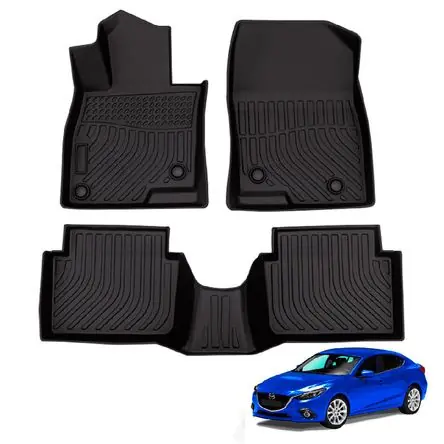 Professionale Piso de Auto 5D Para MAZDA 3 2014-2018 - Protección Total para el Interior del Vehículo