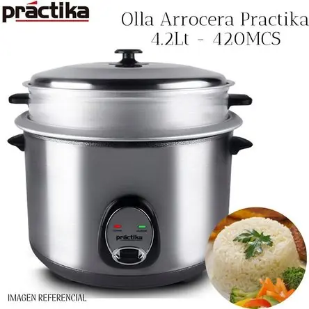 Bestseller Olla Arrocera Practika de 4.2 Lt con Vaporera - 420MCS