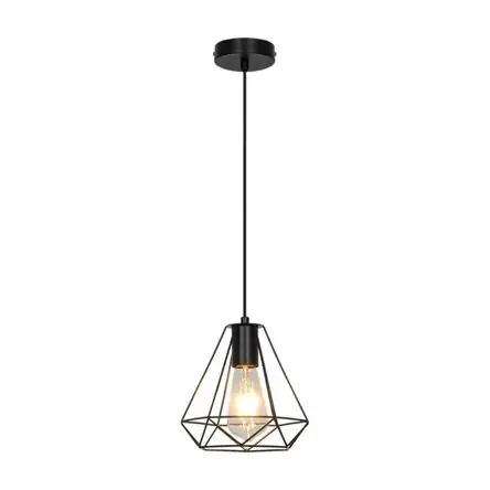 A Buon Prezzo Lámpara Colgante Trendy Orange Prisma E27 Negro