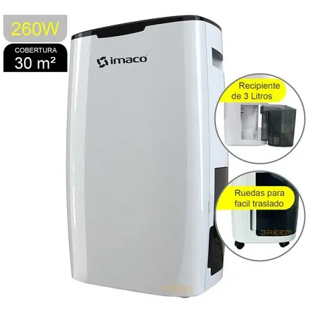 Deshumedecedor Digital IMACO DHE15 3Lts Prezzo Di Fabbrica