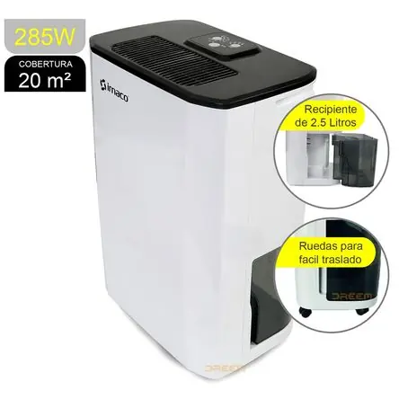 Deshumedecedor Digital IMACO DHE1002 2.5 Lts Ultime Pezzi