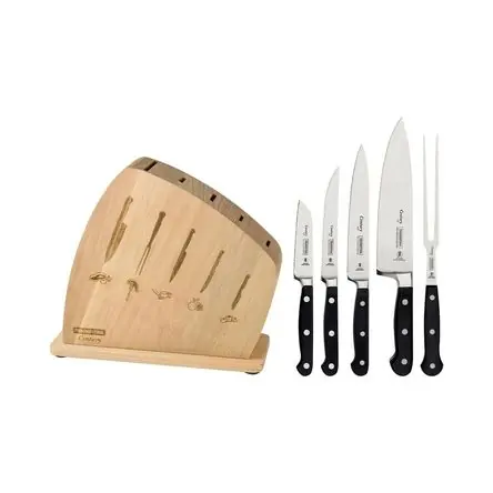 Juego de Cuchillos de 6 piezas con Taco de Madera Century - Tramontina 10390093 Reso Gratuito