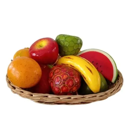 Reso Gratuito Canasta de 12 Frutas Decorativas