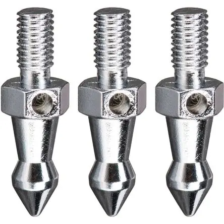 Nuovo Arrivo Patas de Punta de Acero Inoxidable Benro (Juego de 3) - Compatibles con Trípodes Benro e Induro, Est