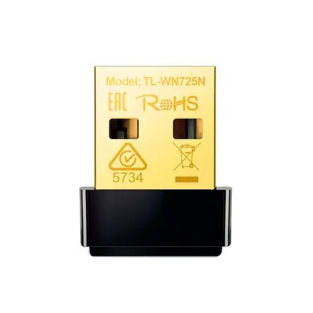 ADAPTADOR INALAMBRICO TP-LINK TL WN725N V3 NANO P/N: TL-WN725N Direttamente Dal Produttore