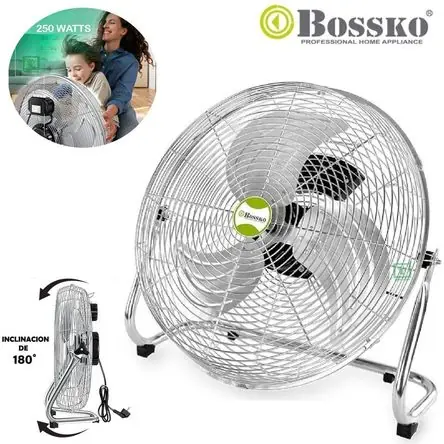 Ventilador de Piso Bossko BK8226VP 18 250W Cromado A Buon Prezzo