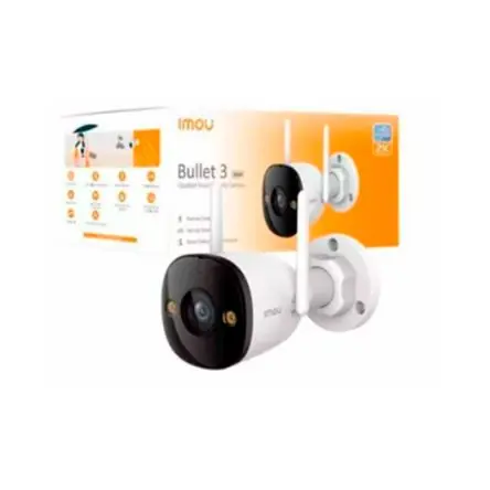 CAMARA IMOU BULLET 3 OUTDOOR TUBO 2K 3MP WIFI P/N: IPC-S3E-3M0WE Professionale