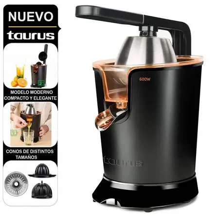 Originale Exprimidor Taurus Citrus Legend 600 Negro