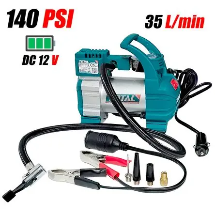 Vendita Finale Mini Compresora de Aire para Auto1 2V Total TTAC1406 140PSI 35L x Min