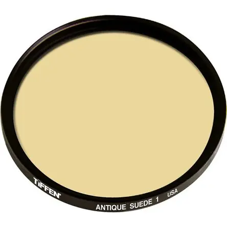 Promozione Rueda de Filtros Tiffen 1 1 Filtro de Color Sólido de Densidad 1 en Suede Antiguo Color Marrón con T