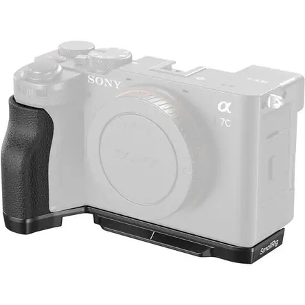 Placa de Montaje en L SmallRig con Agarre de Silicona para Sony a7C II & a7CR - Estabilidad, Ergonom Moderno