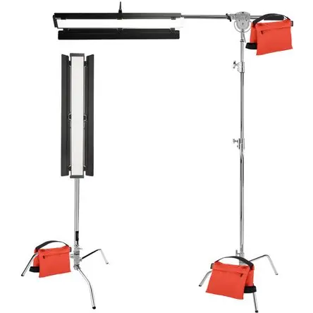 Kit Profesional de Iluminación Genaray Clamshell 36 Subito Disponibile