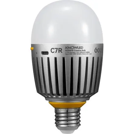 Lámpara Creativa Godox C7R KNOWLED RGBWW con Batería Integrada y Control Bluetooth Saldi