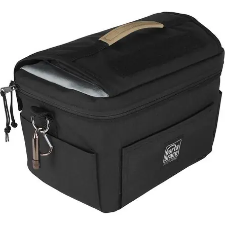 Garanzia Inclusa PortaBrace Funda Personalizada Estilo Mensajero para Cámara DSLR Nikon D850 (Negro) - Capacidad para